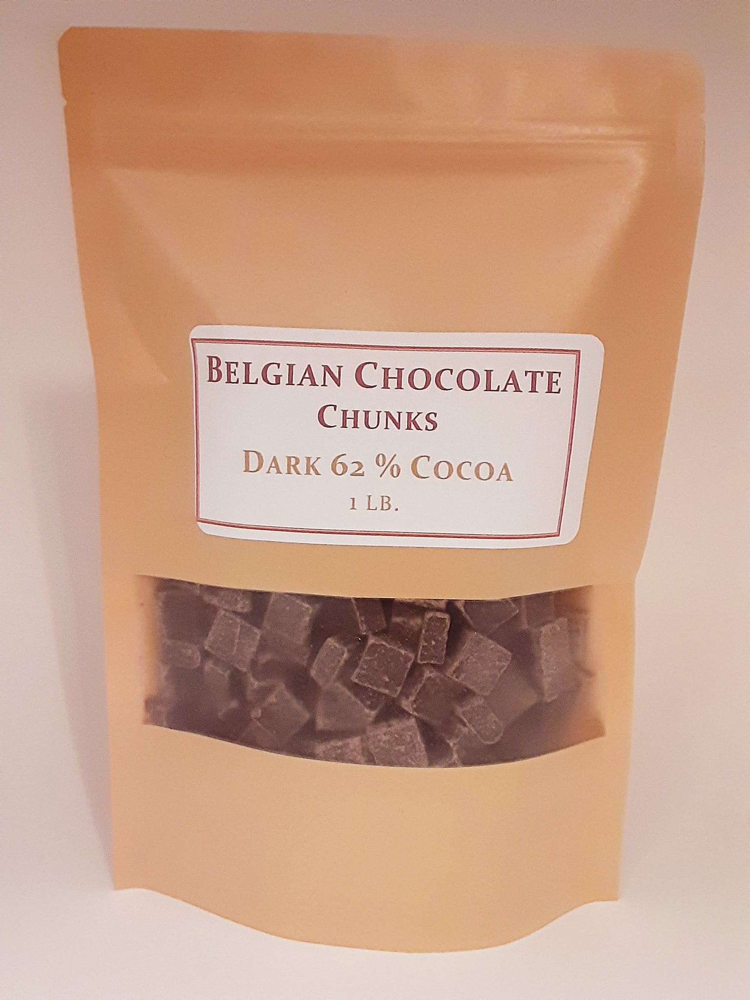 10 oz. Imported Belgian Chocolate Chips DARK 62% Premium No preservative, flavors or artificial colors