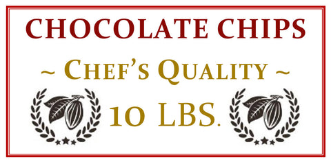 10 lbs. Chef's Quality Chocolate Chips