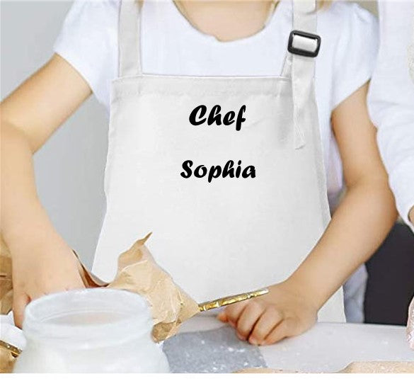 SMALL Adjustable Apron with personalization options