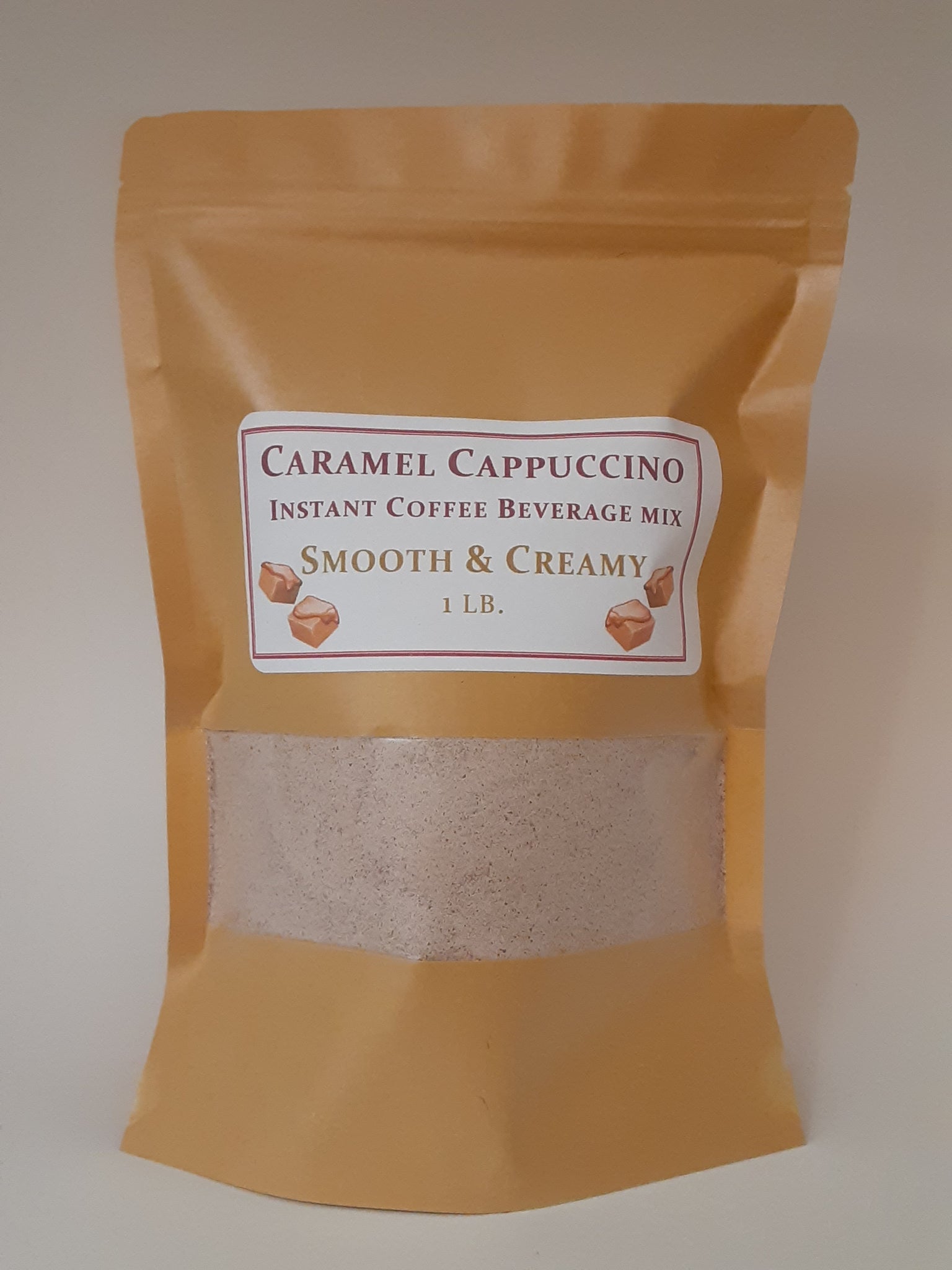1 lb. Caramel Cappuccino Instant Coffee Mix